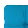 vidaXL Coussin de canapé palette Bleu 70x70x10 cm