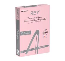 Ramette papier couleur rey adagio couleurs pastel a4 80 gr - 500 feuilles - rose