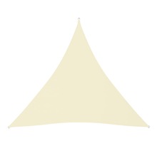 Vidaxl voile de parasol tissu oxford triangulaire 6x6x6 m crème