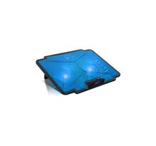 Spirit Of Gamer Refroidisseur PC AirBlade 100 Blue - 15.6 - Double ventilateurs LED - Noir / Bleu