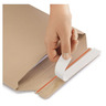 Pochette carton recyclé à fermeture adhésive - Pochette brune ouverture petit côté  42,8x57,8 cm (colis de 50)