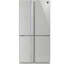 SHARP - SJ-FS810VSL - Réfrigérateur Multi-portes - 600L (393L+207L) - Froid ventilé No Frost - A+ - L89,2cm x H183cm - Silver