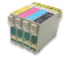 Pack de 4 cartouches compatibles t1295 pour imprimantes epson