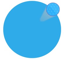 vidaXL Couverture de piscine ronde 488 cm PE Bleu