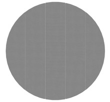 vidaXL Bâche de piscine gris clair Ø550 cm géotextile polyester