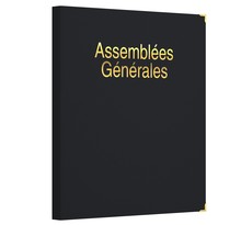 Classeur registre assemblées générales avec recharge 100 feuillets foliotés uttscheid x 1