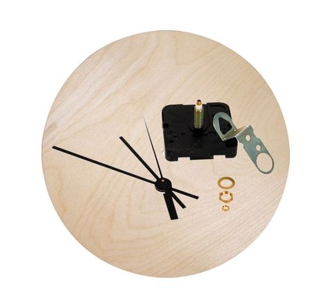 Horloge bois Ø 25 cm à monter soi-même