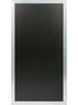 Cloison / Tableau / Pare vue MULTI BOARD Tableau noir Cadre Argent 60 x 115 cm SECURIT