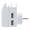 Chargeur multifonctions - 1 prise 16A + 2 USB + micro USB - Zenitech