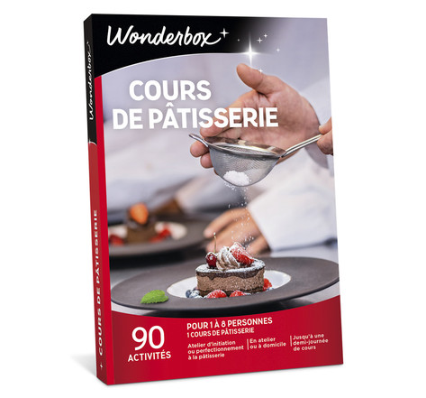 Coffret cadeau - wonderbox - cours de pâtisserie