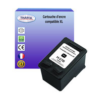 Cartouche compatible avec HP Fax 1240, 410sz remplace HP 27 -  Noire - 22ml - T3AZUR