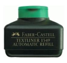 Recharge TEXTLINER REFILL 1549, pour surligneur 1546 et 1543, coloris vert FABER-CASTELL