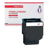 NOPAN-INK - Toner x1 71B20M0 (Magenta) - Compatible pour Lexmark CS317 CS317d CS417 CS417dn CS517 CS517de CX317 CX317dn CX417 CX417d