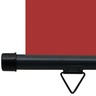 vidaXL Auvent latéral de balcon 105x250 cm Rouge
