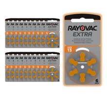 120 Piles Auditives Rayovac 13, 20 Plaquettes