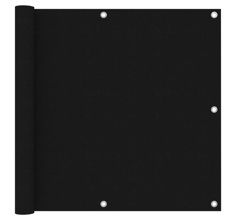 Vidaxl écran de balcon noir 90x300 cm tissu oxford