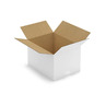 Caisse carton blanche simple cannelure RAJA 40x30x25 cm (colis de 25)