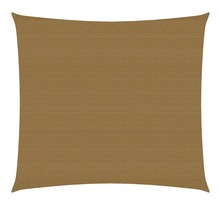 Vidaxl voile d'ombrage 160 g/m² taupe 4 5x4 5 m pehd