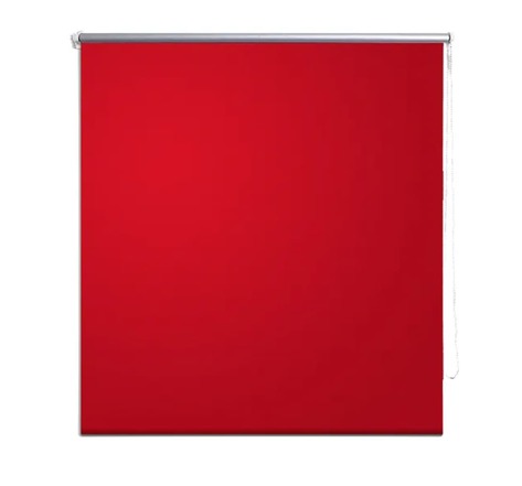 Store enrouleur occultant rouge 60 x 120 cm