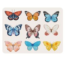 Set de table en vinyle papillons unitaire