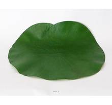 Lotus Nenuphar sous assiette Vert D 29 cm décoration