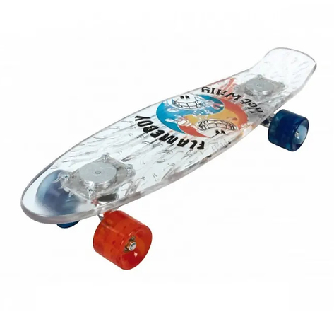 Skateboard Retro Cruiser Lumineux Flameboy