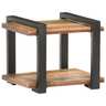 Vidaxl table de chevet 50x40x40 cm bois de récupération massif