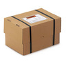 Caisse carton télescopique brune simple cannelure RAJA 48x33x8/14 cm (colis de 25)
