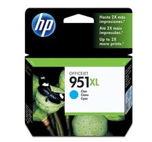 HP 951XL cartouche d'encre cyan grande capacité authentique pour HP OfficeJet Pro 251dw/276dw/8100/8600 (CN046AE)