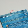 Lot de 5 enveloppes carton b-box 4 imprimée jeans format 250x353 mm