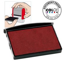 Cassette d'encre pré-encrée E/2600 pour timbre automatique Classic line 2600 - Rouge (paquet 2 unités)