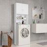 vidaXL Meuble pour machine à laver Blanc 64 x 25,5 x 190 cm Aggloméré