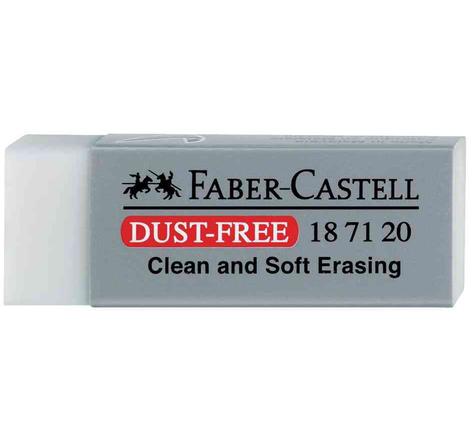 Gomme Plastique DUST-FREE Sans PVC 62x22x13mm Gris FABER-CASTELL