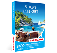 DAKOTABOX - Coffret Cadeau 3 jours idylliques - Séjour