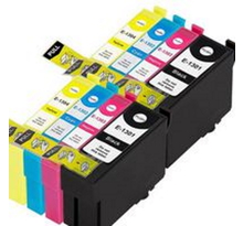 Pack de 8 cartouches compatibles t13 pour imprimantes epson