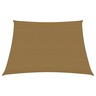 Vidaxl voile d'ombrage 160 g/m² taupe 3/4x2 m pehd