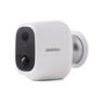 DAEWOO Caméra autonome Int/Ext W501 Full HD, détection de mouvement, vision nocturne, système audio bidirectionnel, compatible avec Amazon Alexa