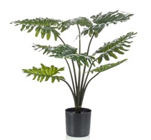 Emerald Plante artificielle Philodendron en pot 60 cm