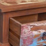 Vidaxl table de chevet 45x35x40 cm bois de teck de récupération