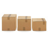 Caisse carton brune simple cannelure à hauteur variable 35x25x20/30 cm (lot de 20)