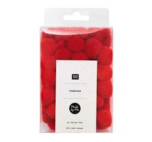 100 Pompons - Rouge