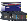 T3AZUR- Lot de 4 Cartouches compatibles avec Brother LC1240 / LC1280 XL pour Brother MFC-J430W  MFC-J5910DW  MFC-J625DW