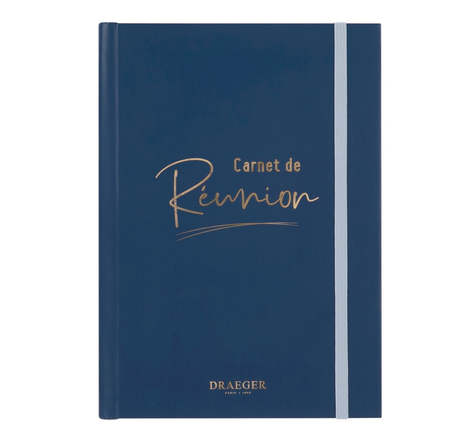 Carnet De Réunion A5 - Fermeture Élastique - Draeger paris