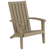 vidaXL Chaise de jardin Adirondack marron clair polypropylène
