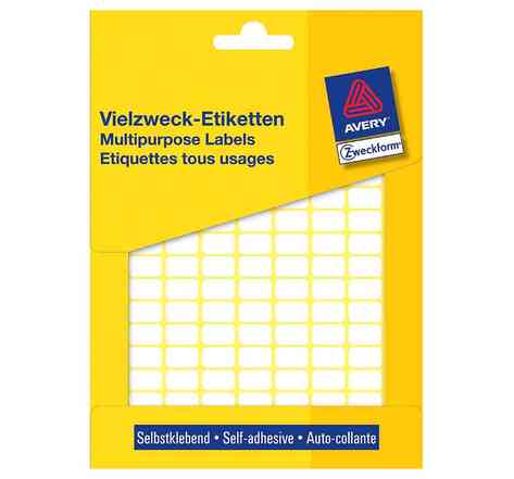 560 étiquettes multi-usages, 32 x 33 mm, blanche avery zweckform