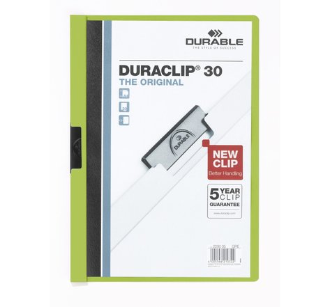Chemise à clip DURACLIP ORIGINAL 30 A4 Vert Pétrole DURABLE