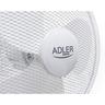 Ventilateur sur pied réglable 102 - 125 cm 45W Diam 40 cm blanc ADLER EUROPE