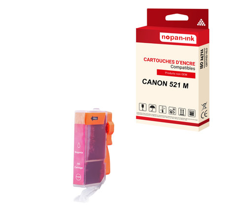 NOPAN-INK - x1 Cartouche CANON CLI 521 XL CLI 521XL compatible