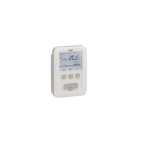 Thermostat ambiance programmable digital chauf eau chaude 2 fils sur 7j à piles