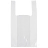 Sac plastique blanc à poignées bretelles 50 microns 30 x 60 x 18 cm (lot de 500)